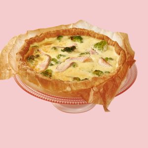 Quiche Zalm Broccoli 6 personen